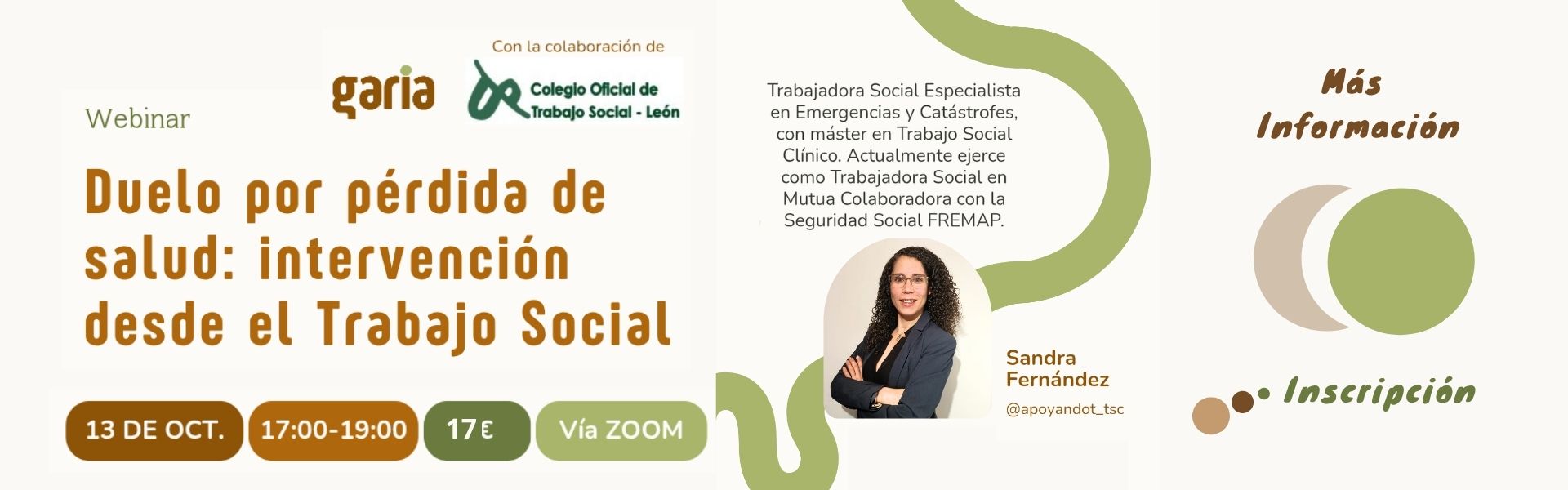 WEBINAR - DUELO POR PÉRDIDA DE SALUD: INTERVENCIÓN DESDE EL TR